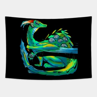 Water Dragon Queen Tapestry