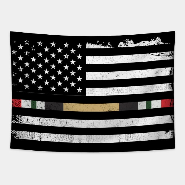 DD-214 Alumni T-Shirt for Proud, Brave Retired Iraq War Veteran Tapestry by Otis Patrick