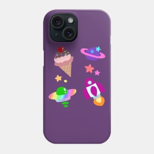 Pastel Space Icecream Phone Case