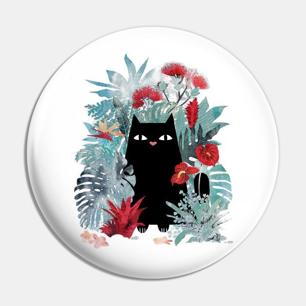 Black Cat Black Cat Pin Teepublic