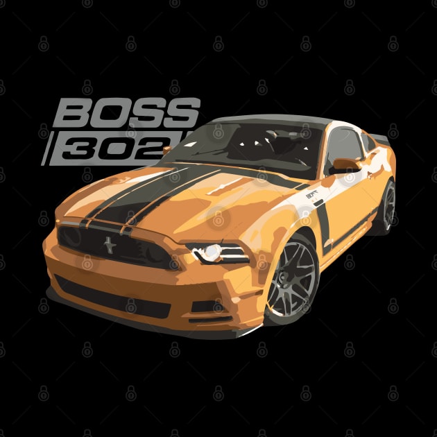 School Bus Yellow boss 302 by cowtown_cowboy