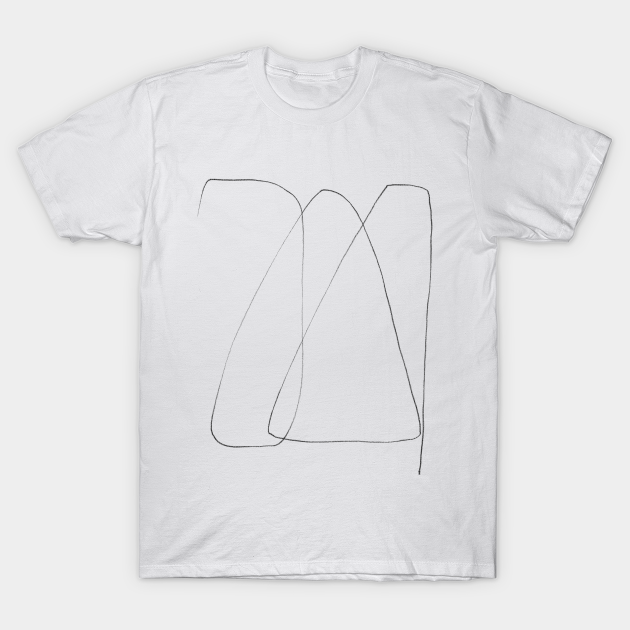 Abstract Line Art - Lineart - T-Shirt