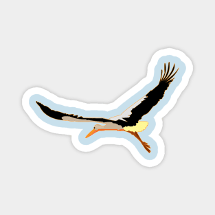 beautiful stork Magnet