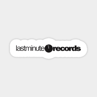 Last Minute Records Logo Version 1 Magnet