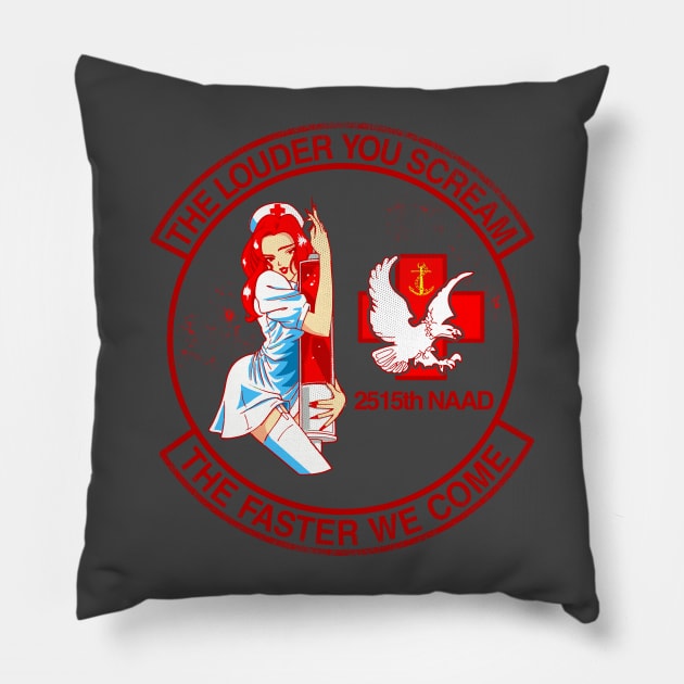 2515th U.S. Navy Air Ambulance Detachment Pin Up Pillow by aircrewsupplyco