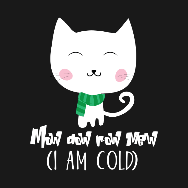 Mow dow row Cat ( I am cold) by catees93