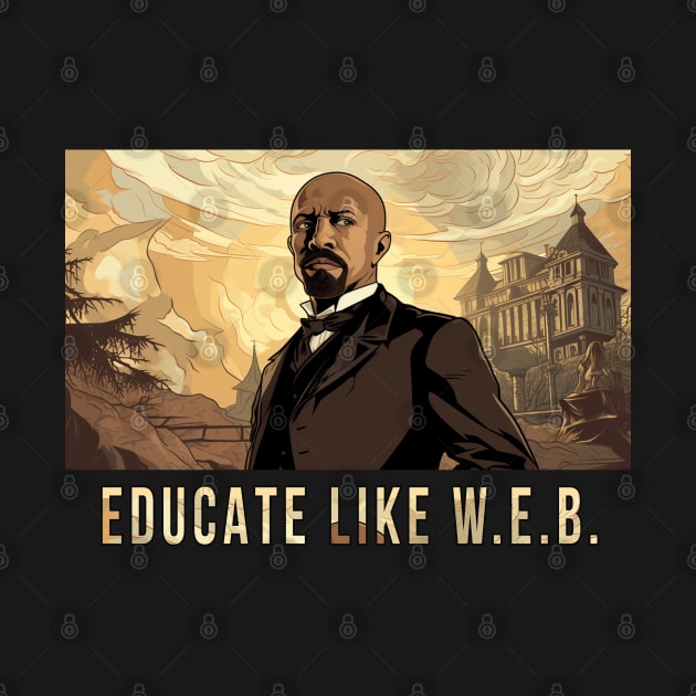 Educate Like W.E.B.,  W.E.B. Du Bois by UrbanLifeApparel