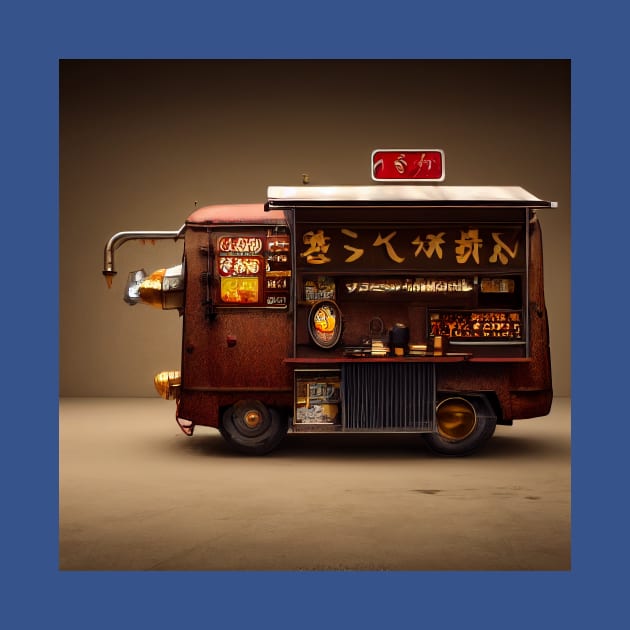 Steampunk Tokyo Ramen Food Truck by Grassroots Green