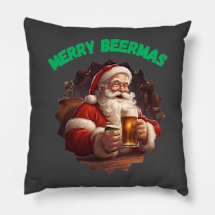 Merry Beermas Pillow