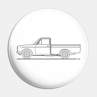 blue truck B Pin