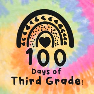 100 Days of Third Grade Rainbow T-Shirt