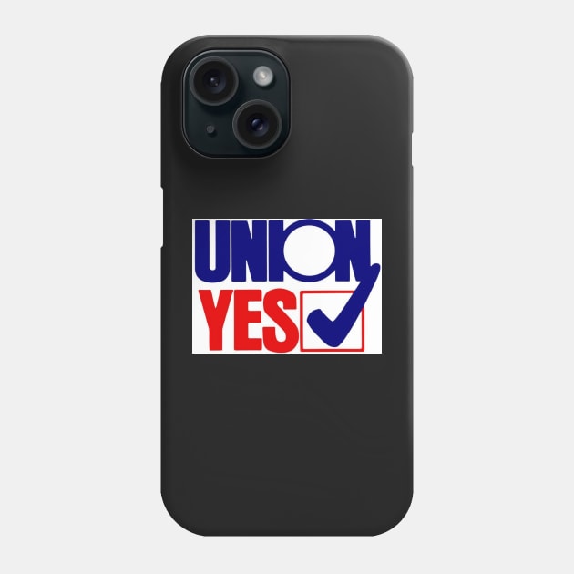 Union YES Phone Case by  The best hard hat stickers 