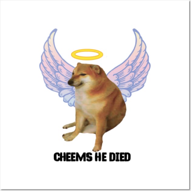 Rest In Peace Cheems - Cheems - Posters and Art Prints | TeePublic