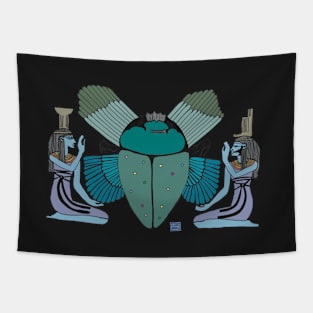 XEPER KHEPERI SET ANCIENT EGYPTIAN SCARAB Tapestry