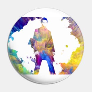 Castiel Color Radiant Design (White Fill) Pin