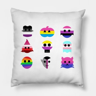 LGBTQ Pride: Halloween Friends Pillow