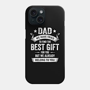 Dad Best Gift From Kids For Fathers Day Christmas Birthday Phone Case