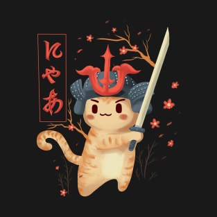 samurai cat T-Shirt