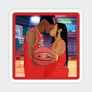 Basketball Love Magnet