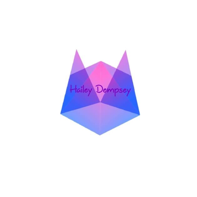 Hailey Dempsey Pink and Purple Wolf by haileymichelledem1