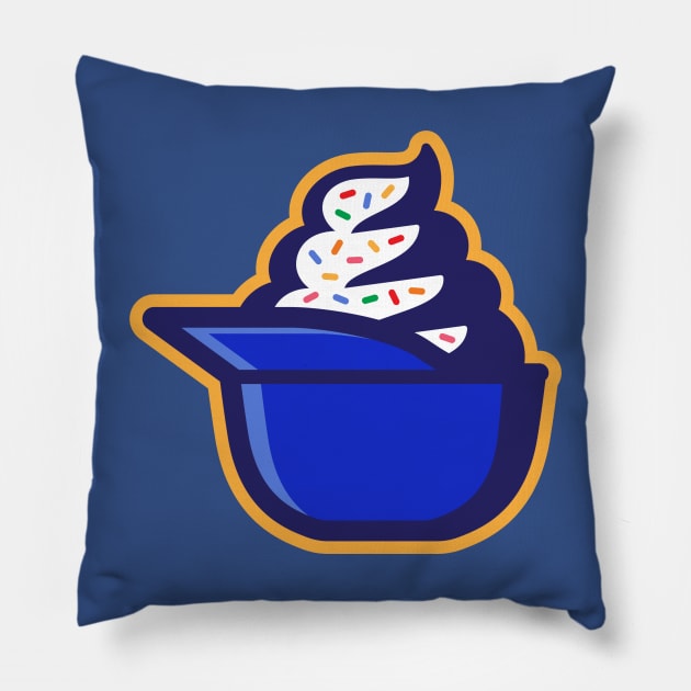 Ice Cream Helmet Pillow by BaseballAndIceCream