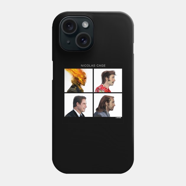 Nicolas in the Movies Phone Case by spacelord