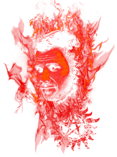 Lucifer In Flames Magnet