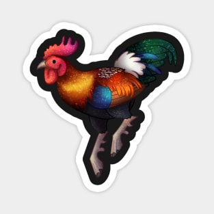 Cozy Rooster Magnet