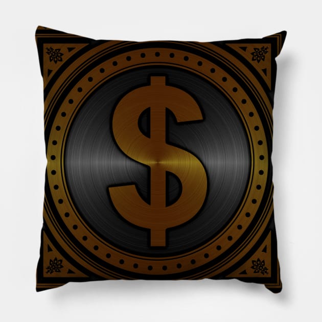 American Dollar Pillow by Durro