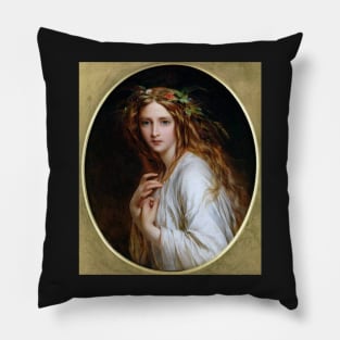 Ophelia - Thomas Francis Dicksee Pillow