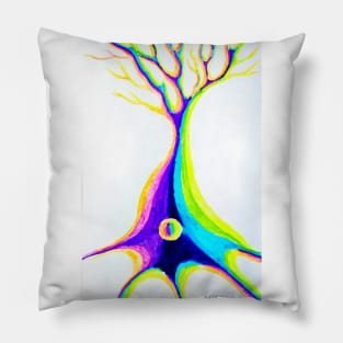 colorful pyramidal neuron Pillow