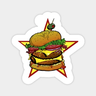 Cheeseburger Cheeseburger Cheeseburger Magnet