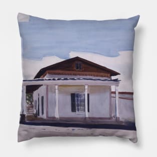 High Resolution Edward Hopper Ranch House Santa Fe 1925 Pillow