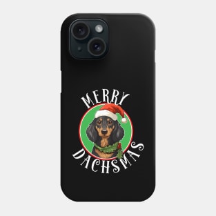 Merry Dachmas - Funny Dachshund Christmas Phone Case