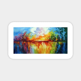 Dreams at sunset Magnet