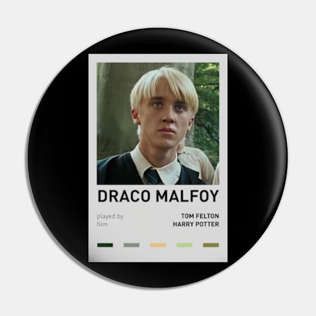 Alternative Movie Poster of Draco Malfoy Pin by sinluz