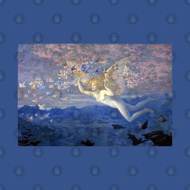 Wings of the Morning - Edward Robert Hughes by forgottenbeauty