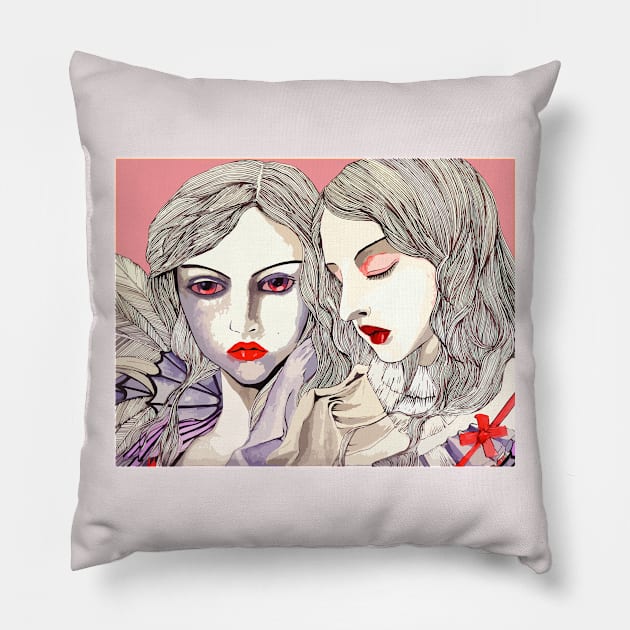 Barbie girls Pillow by theanomalius_merch