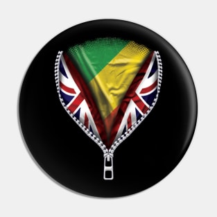 Congon Flag  Republic Of The Congo Flag zipped British Flag - Gift for Congon From Republic Of The Congo Pin