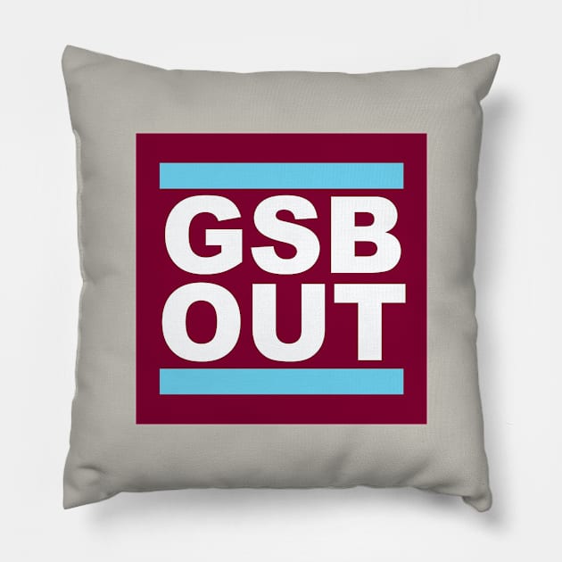 GSB OUT Flagman Pillow by priyankajones