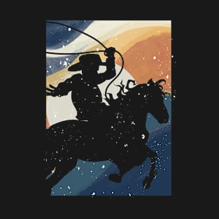 Rodeo Lover Country Horse Vintage Western Cowboy T-Shirt