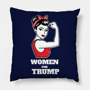 Women for Trump 2020 Pillow