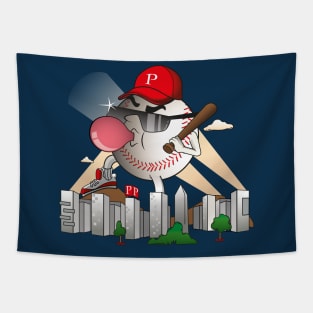 Phillies baseball Tapestry