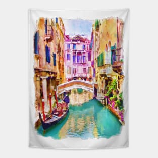 Venice Canal 2 Tapestry