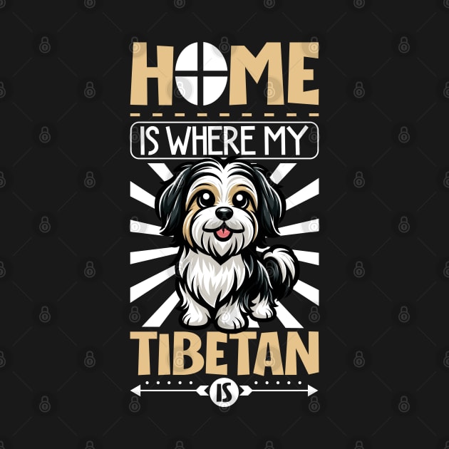 Home is with my Tibetan Terrier by Modern Medieval Design