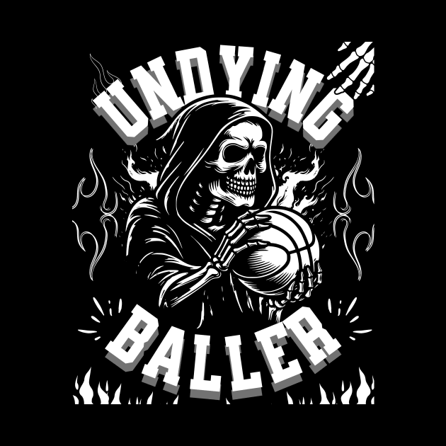 Undying Basketball Art by mieeewoArt