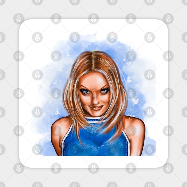 Geri Halliwell Magnet by Svetlana Pelin