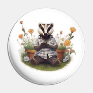 Cute Badger Pin