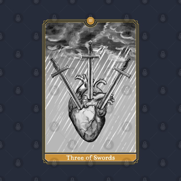 Three of Swords by hiyas