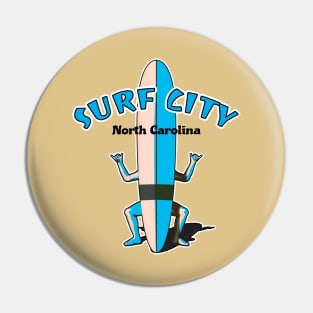 Surf City North Carolina Pin